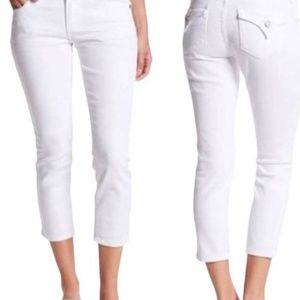 Kut from the Kloth Size 6 Bardot Skinny Boyfriend White